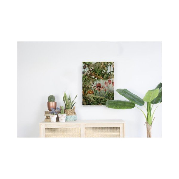 Tablou pe pânză Surdic Jungle Flowers, 40 x 60 cm-image-1