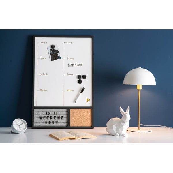 Ceas cu alarmă Karlsson Tinge, ø 9 cm, alb-image-2