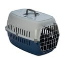 Cușcă / geantă pentru transport animale de companie albastră-gri 35x58 cm Dog Fantasy Carrier – Plaček Pet Products