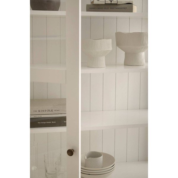 Vitrină albă din MDF 98x193x34 cm Wilma – Ellos Home-image-1