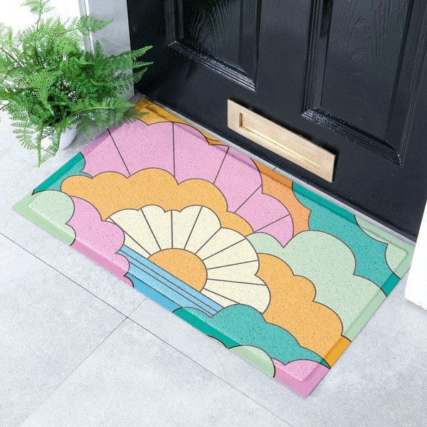 Covoraș de intrare din plastic reciclat 40x70 cm Elizabeth Olwen  – Artsy Doormats-image-2