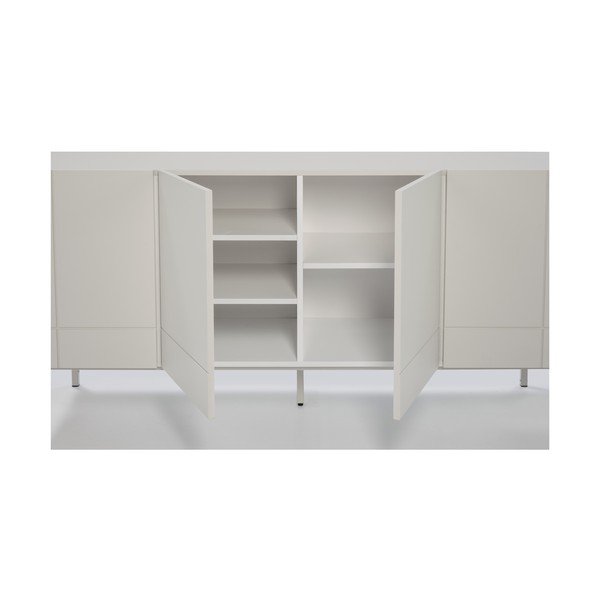 Comodă Teulat Linea, gri-alb-image-1