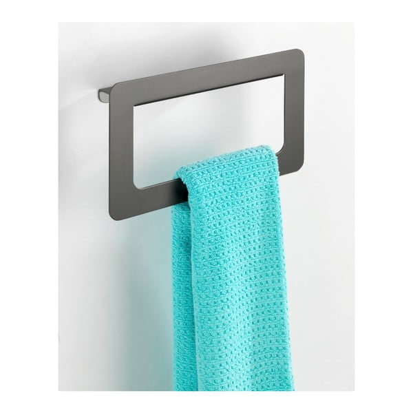 Suport de perete pentru prosop Wenko Montella, 27 x 16 cm, gri antracit-image-3