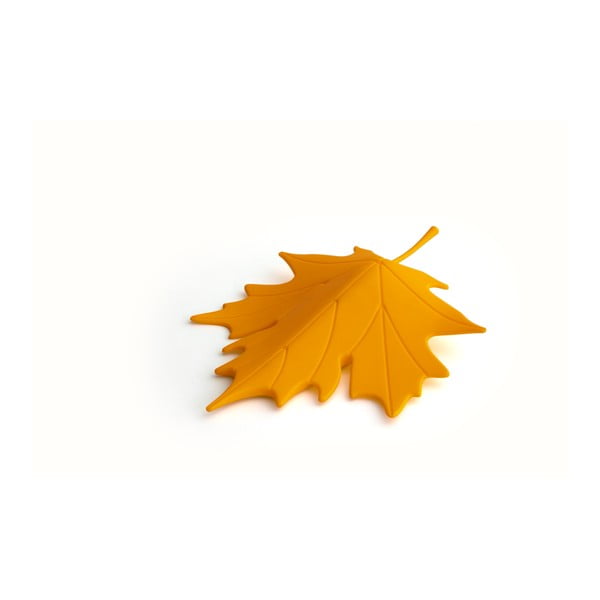 Opritor ușă în formă de frunză Qualy&CO Autumn, galben
