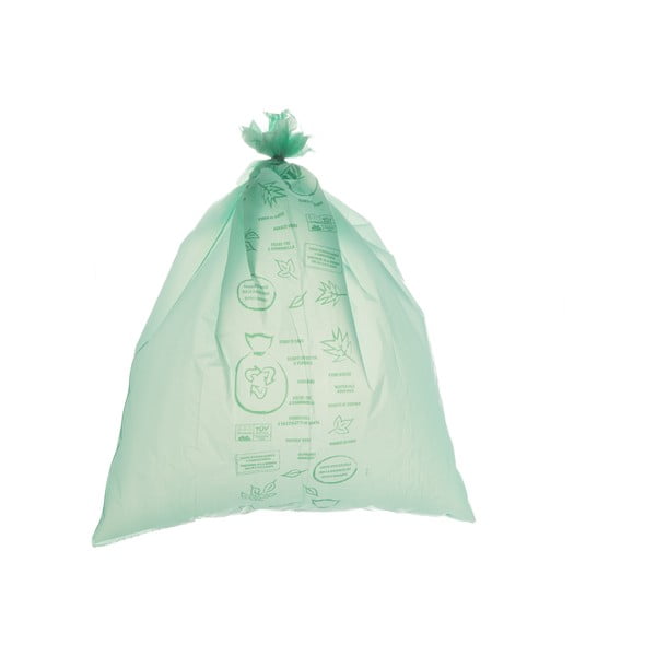 Saci de gunoi biodegradabili și compostabili BIO EXTRUSION, 20 buc., 35 l-image-1