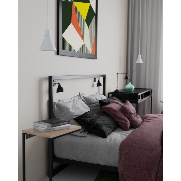 Aplică de perete neagră ø 12 cm Freja – CustomForm-image-3