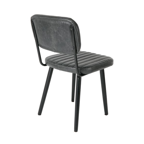 Scaun de dining negru Jake Worn – White Label-image-3
