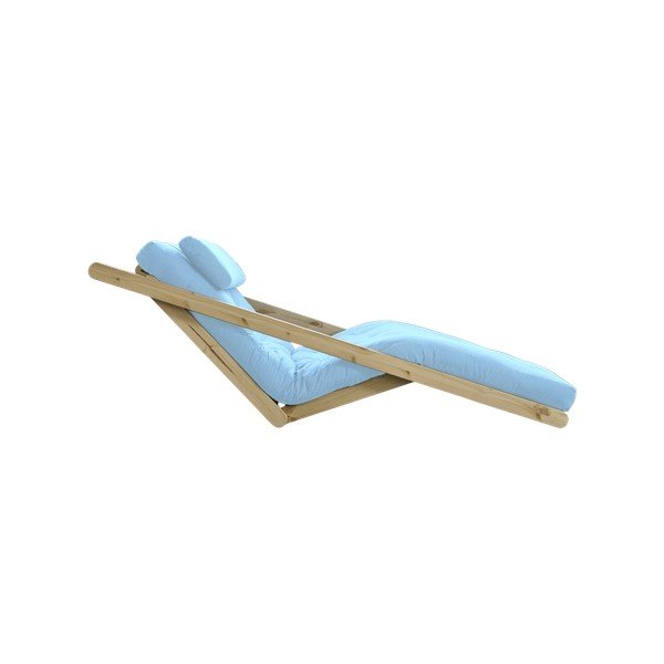 Șezlong extensibil cu 2 locuri Karup Figo Raw/Celeste-image-4