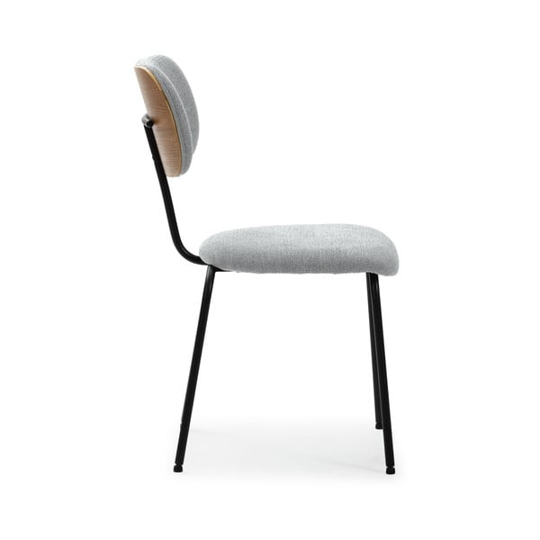 Scaune de dining gri-deschis 4 buc. Dash – Marckeric-image-3