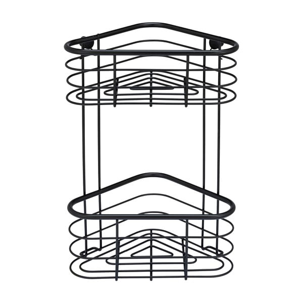 Raft de duș de colț Wenko Trestina, 25 x 35 cm, negru-image-3