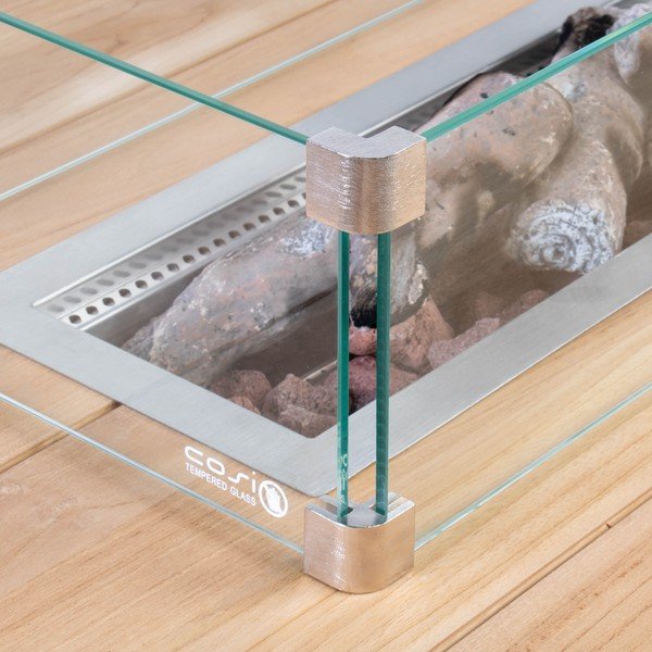 Protecție din sticlă pentru vatră de foc/șemineu COSI Cosi, 65 x 33 cm-image-1