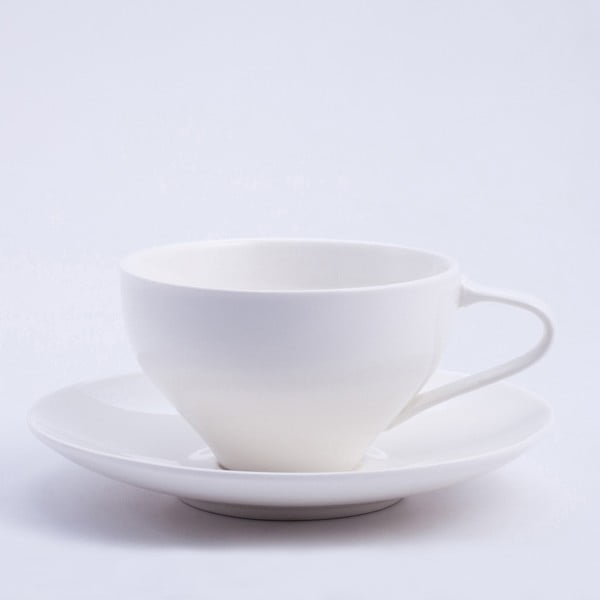 Ceașcă de ceai cu farfurioară din porțelan Architectmade Tea