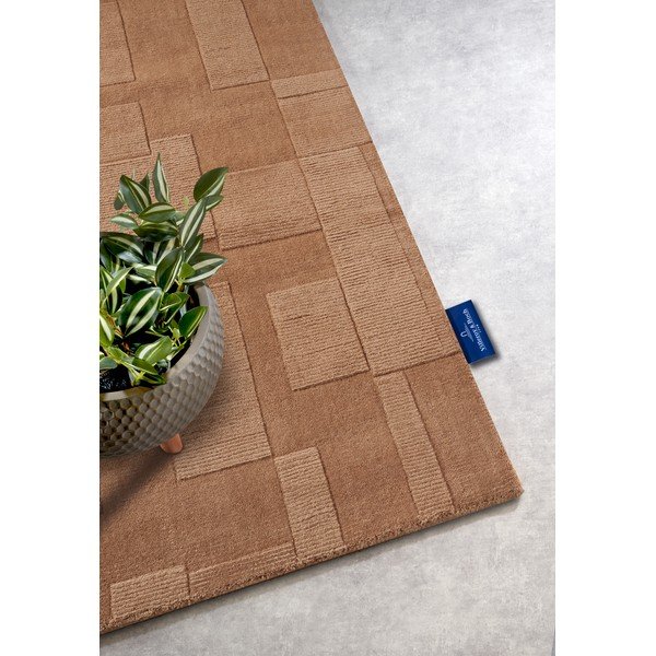 Covor tip traversă maro țesut manual din lână 80x250 cm Wilhelmine – Villeroy&Boch-image-2