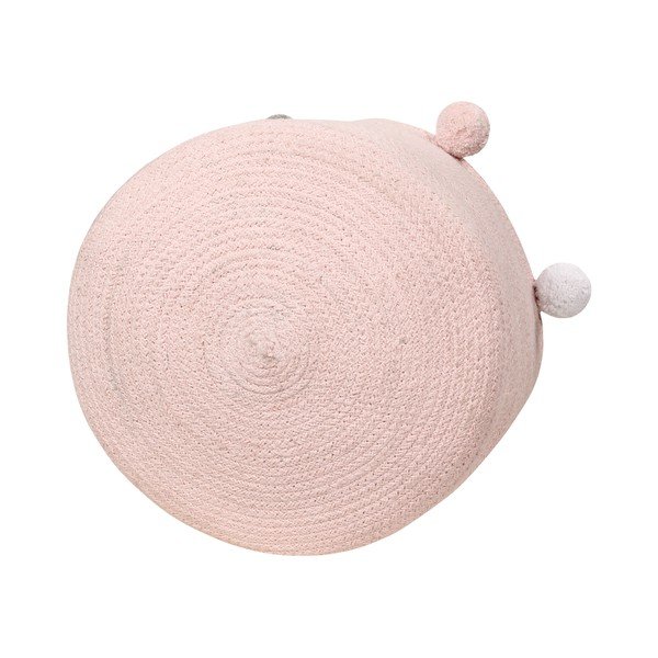 Coș de jucării pentru copii roz deschis din material textil ø 30x30 cm Bubbly – Lorena Canals-image-4