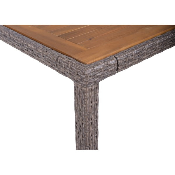 Set de dining pentru grădină maro închis din ratan artificial pentru 2 persoane Dakota – Garden Pleasure-image-4