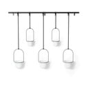 Ghivece decorative 5 buc. din plastic pentru ierburi aromatice/de agățat / de perete ø 7,5 cm Triflora – Umbra