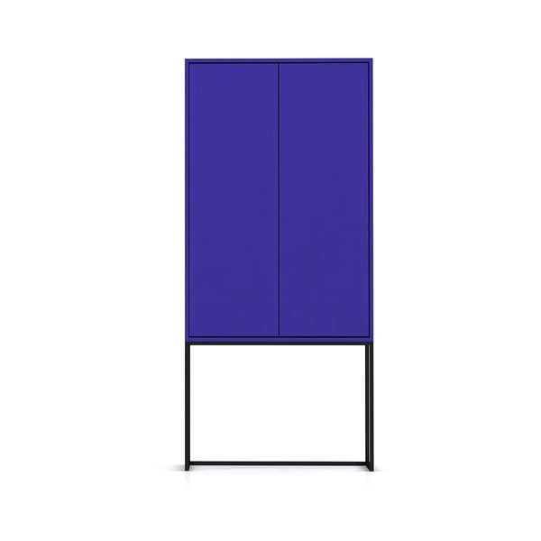 Dulap albastru 75x164,5 cm Lennon – Really Nice Things