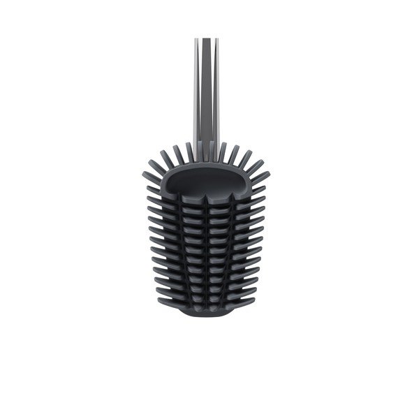Perie de WC albă autoadezivă din plastic Flex – Umbra-image-3