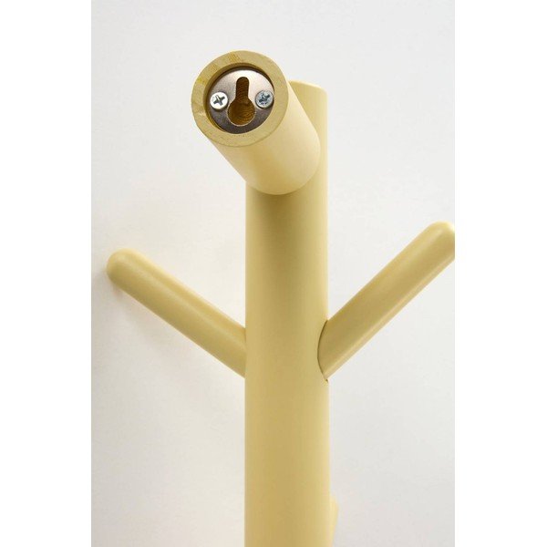 Cuier de perete galben deschis din lemn de pin 21 cm Eddison – Jotex-image-3
