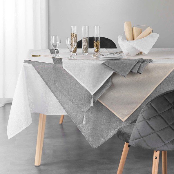 Șervețele 3 buc. din material textil Silvery – douceur d'intérieur-image-3