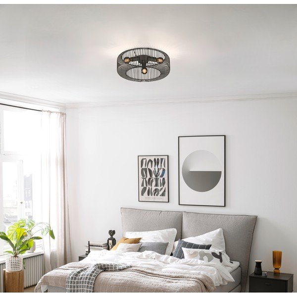 Plafonieră neagră Cage – Fischer & Honsel-image-1