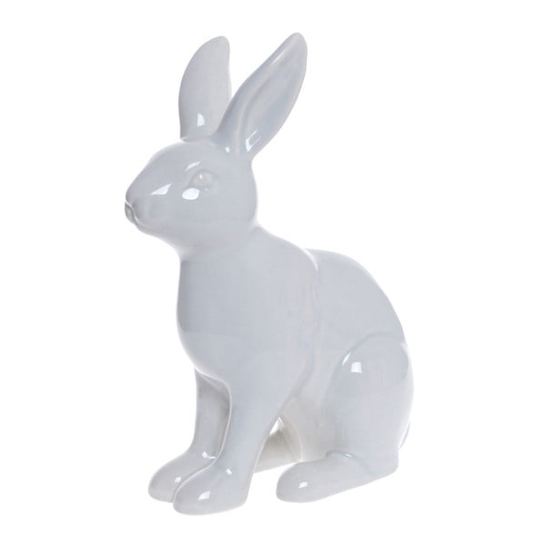 Decorațiune din ceramică Ewax Rabbit Jump, gri