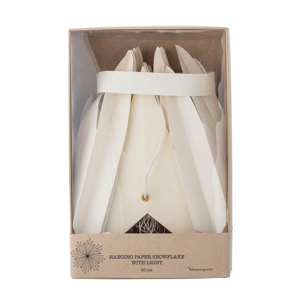 Decorațiune luminoasă albă suspendată ø 50 cm Elijas – Bloomingville-image-4