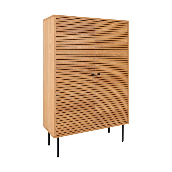 Dulap în culoare naturală cu aspect de lemn de stejar 80x130 cm Kyoto – House Nordic-image-2