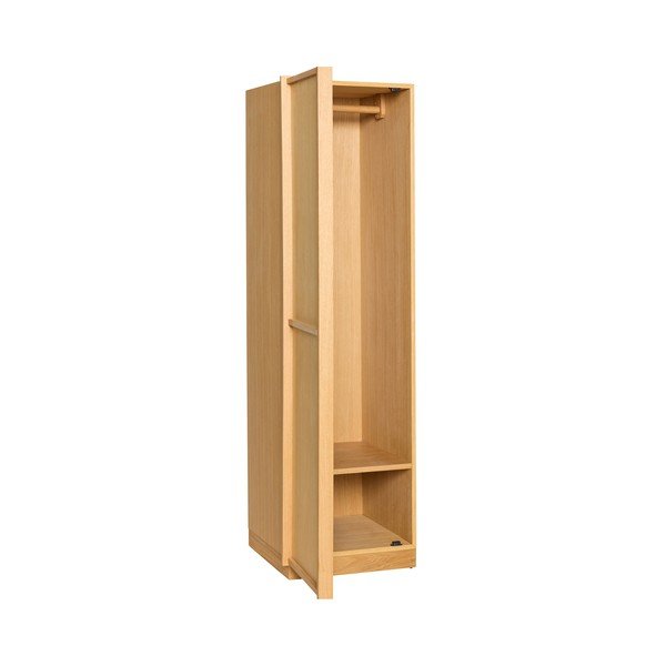 Dulap în culoare naturală cu aspect de lemn de stejar 50x181x55 cm Kura – Hübsch-image-2