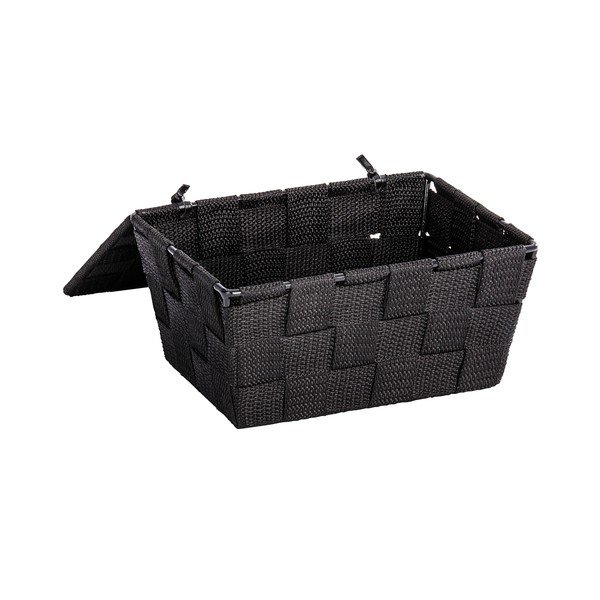 Coș cu capac Wenko Adria, negru-image-2