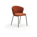Set de scaune de sufragerie portocaliu 2 buc. tapițat Add – Teulat