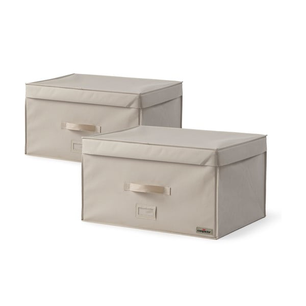 Set 2 cutii de depozitare pentru haine Compactor Family Trunks, 150 l-image-2