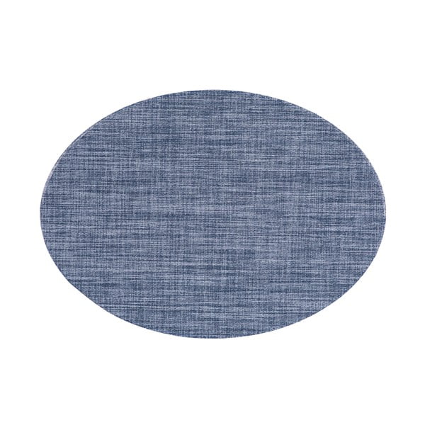 Suport pentru farfurie Tiseco Home Studio Oval, 46 x 33 cm, albastru