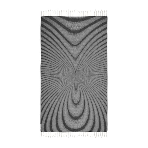 Prosop hammam Begonville Magnetic, 180 x 95 cm, gri închis