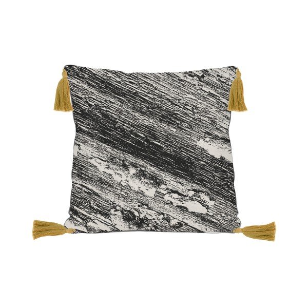 Pernă Madre Selva Hand, 45 x 45 cm, bej - negru-image-4