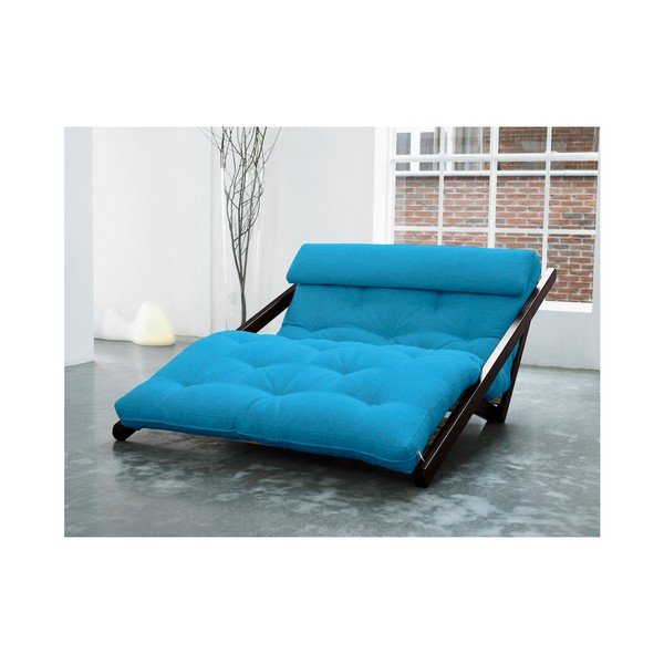 Fotoliu Karup Figo, Wenge/Horizon Blue, 120 cm-image-1
