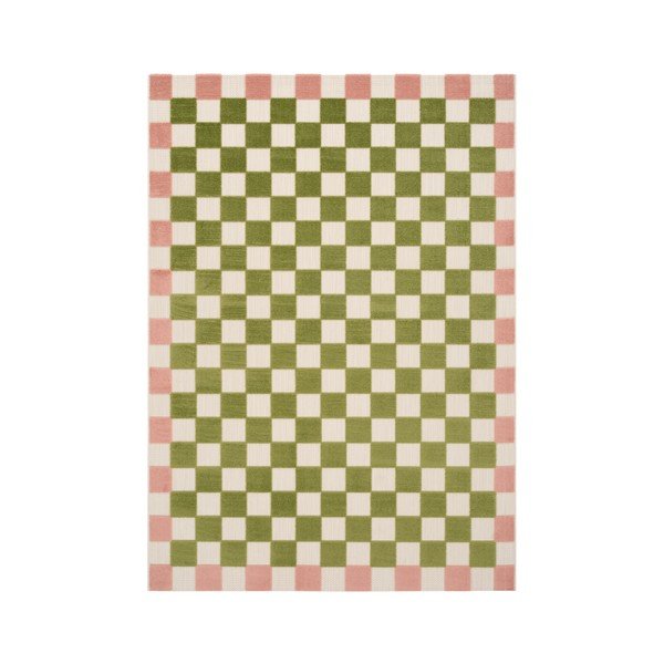 Covor pentru exterior și interior verde/roz 200x290 cm Enja – Jotex