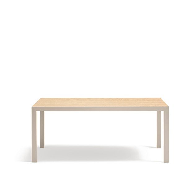 Masă de dining cu blat din lemn de stejar 75x180 cm Alma – Teulat