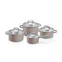 Set de vase pentru gătit 8 buc. din oțel inoxidabil Delight – Tescoma