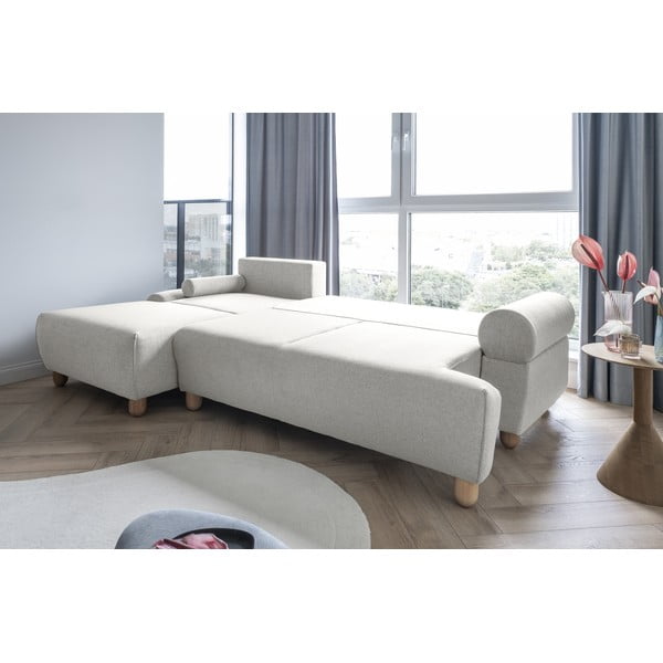 Colțar crem extensibil (colț  pe partea stângă ) Bouncy Olli – Miuform-image-1