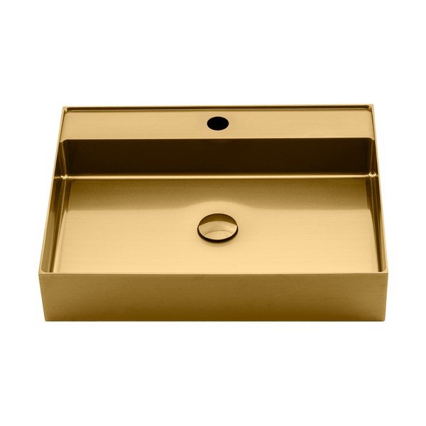 Chiuvetă aurie din oțel inoxidabil 55x42 cm Aurum – Sapho-image-1