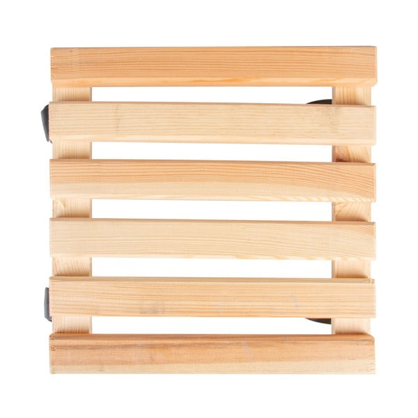 Bază mobilă pentru ghiveci din lemn (înălțime 8 cm) Indoor & Outdoor – Esschert Design-image-3