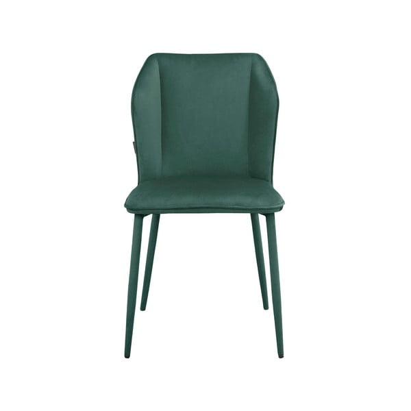 Scaune de dining verde 2 buc. din catifea Wilma – Støraa-image-2