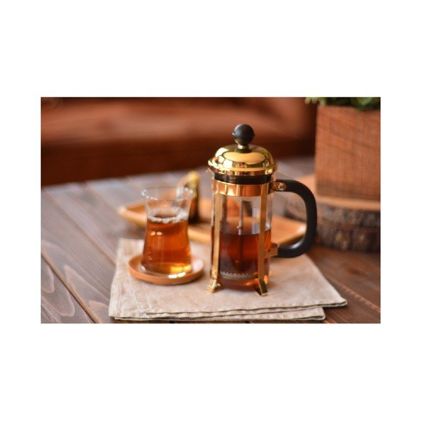 French Press pentru cafea și ceai Bambum Golden, 350 ml-image-2
