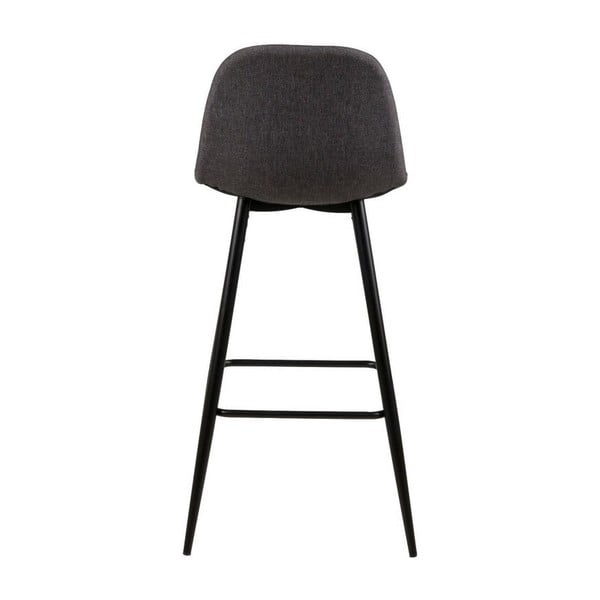 Scaun de bar negru/gri 101 cm Wilma – Actona-image-3