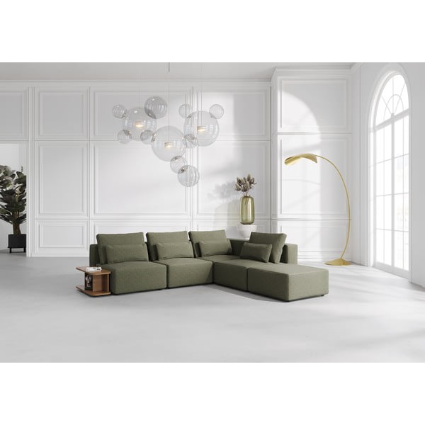 Modul pentru canapea verde (cu colț variabil) Riposo Ottimo – Sit Sit-image-3