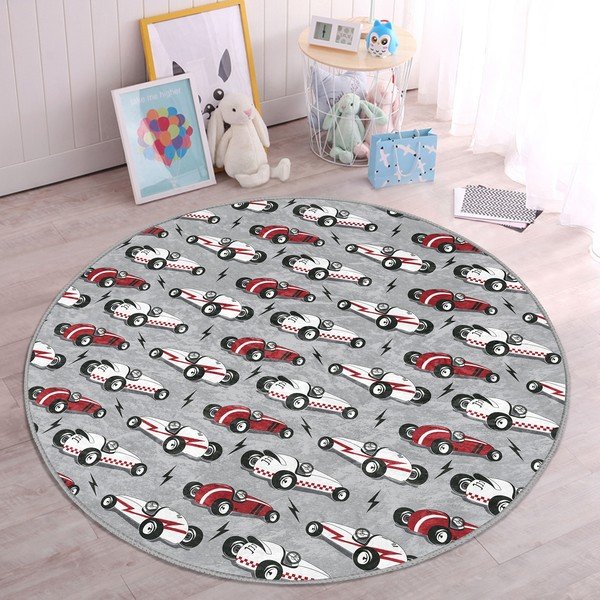 Covor pentru copii gri ø 120 cm Comfort – Mila Home-image-2