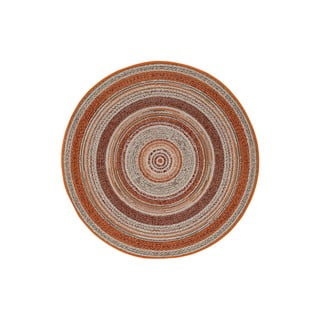 Covor adecvat interior/ exterior Universal Verdi, ⌀ 120 cm, portocaliu