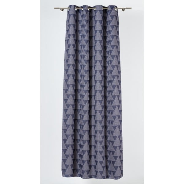 Draperie albastru-gri 130x260 cm Zatapa – Mendola Fabrics-image-1