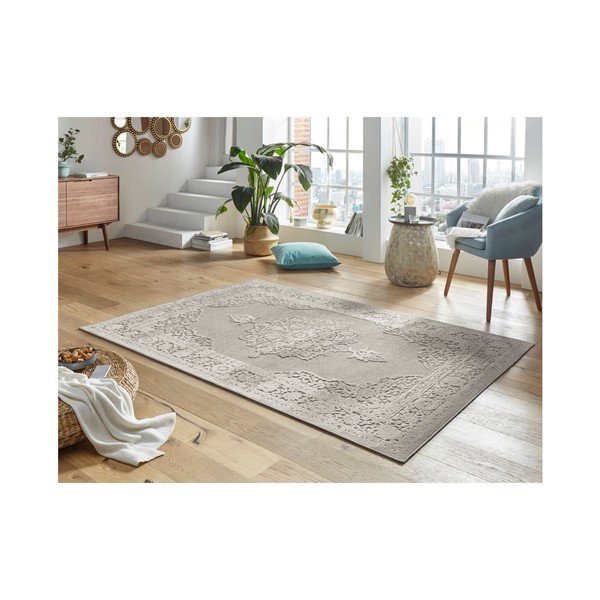 Covor din viscoză Mint Rugs Shine Willow, 80 x 125 cm, gri-image-1